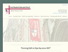 Tablet Screenshot of goodshepherdepiscopalnyc.org